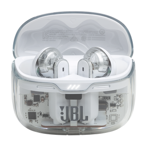 JBL Tune Beam Ghost Edition - White Ghost - True wireless Noise Cancelling earbuds - Detailshot 1